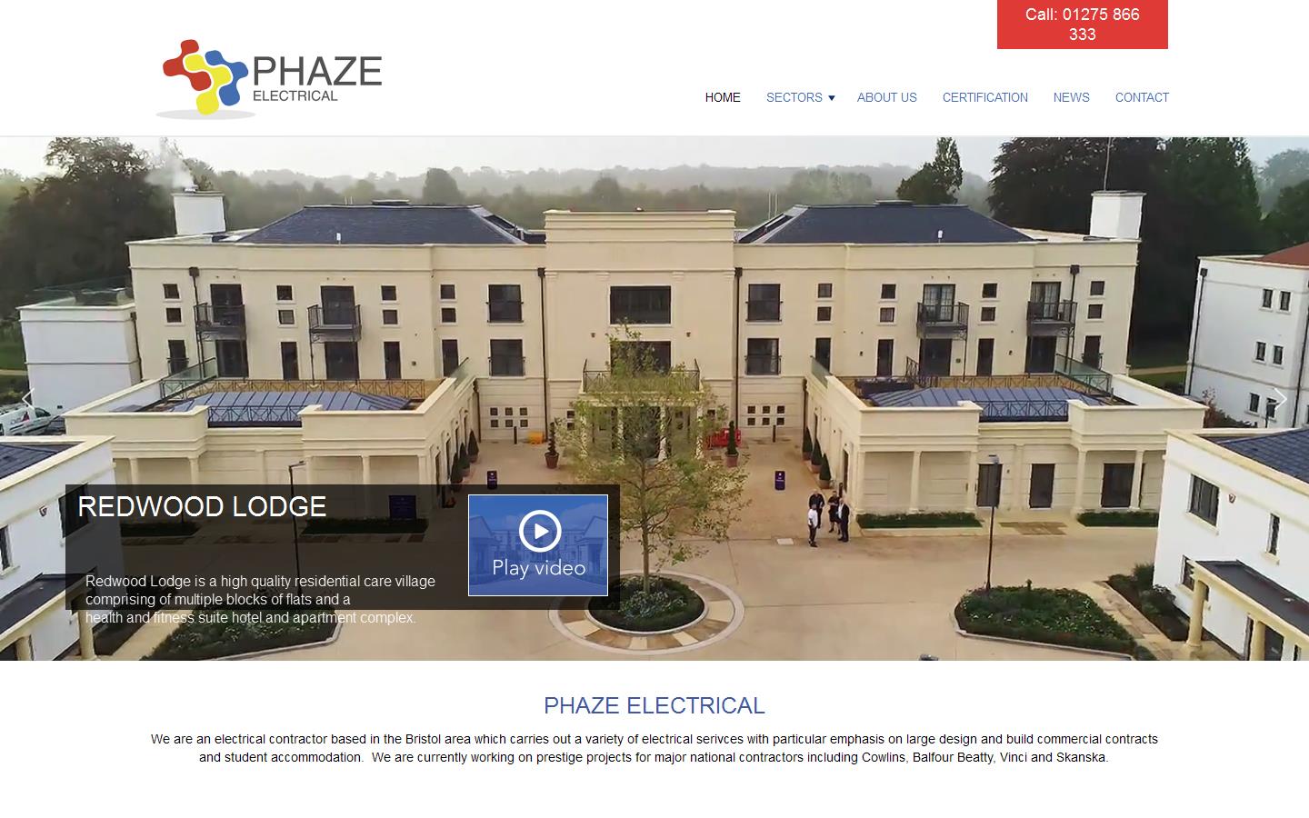 Phaze Electrical Website