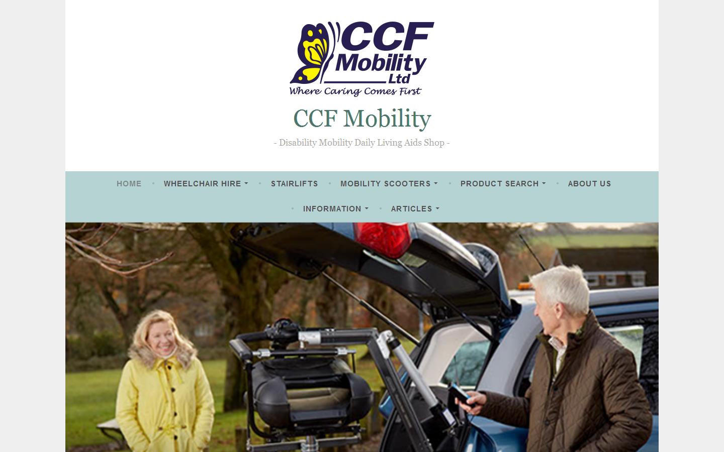 C C F Mobility Ltd Website