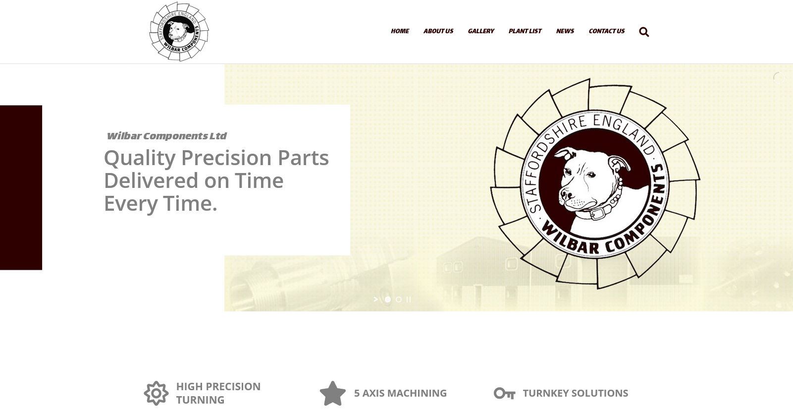 Wilbar Components Ltd Website