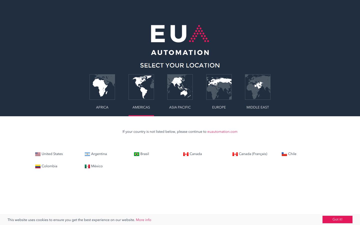 European Automation Website