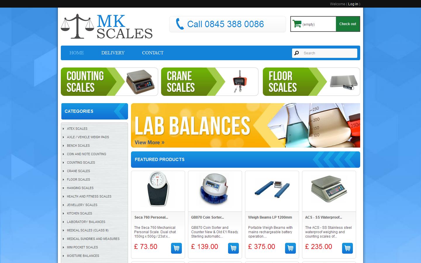 M K Scales Ltd Website