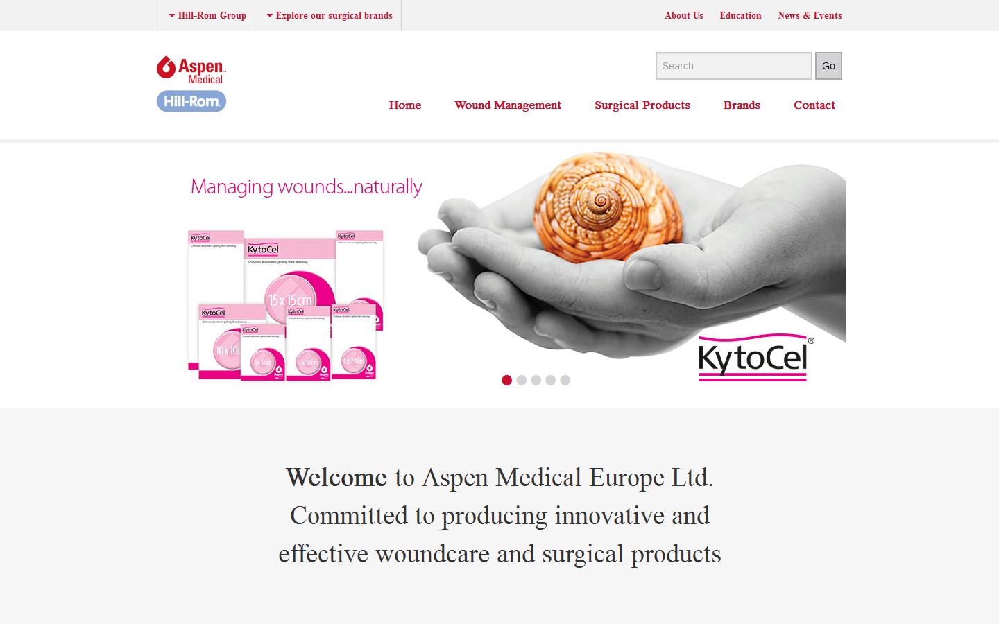 Aspen Medical Europe Ltd Website