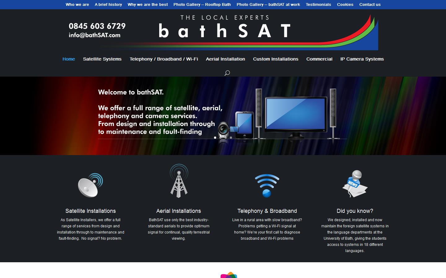 Bath Sat Ltd Website