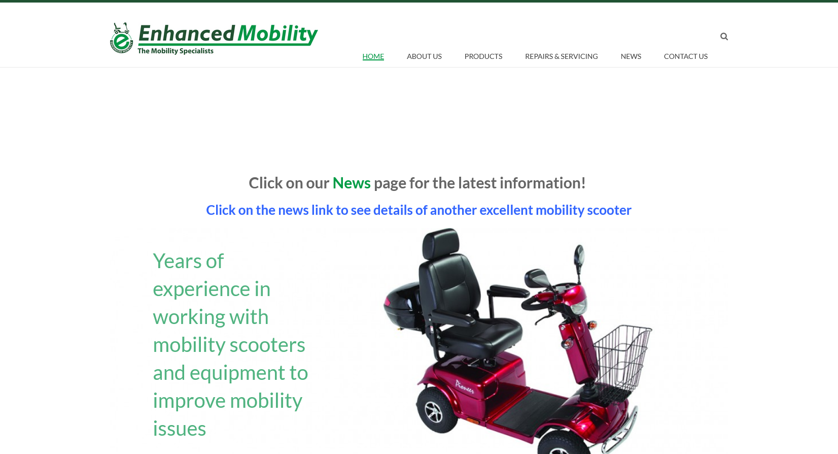 Enhanced Mobility Website