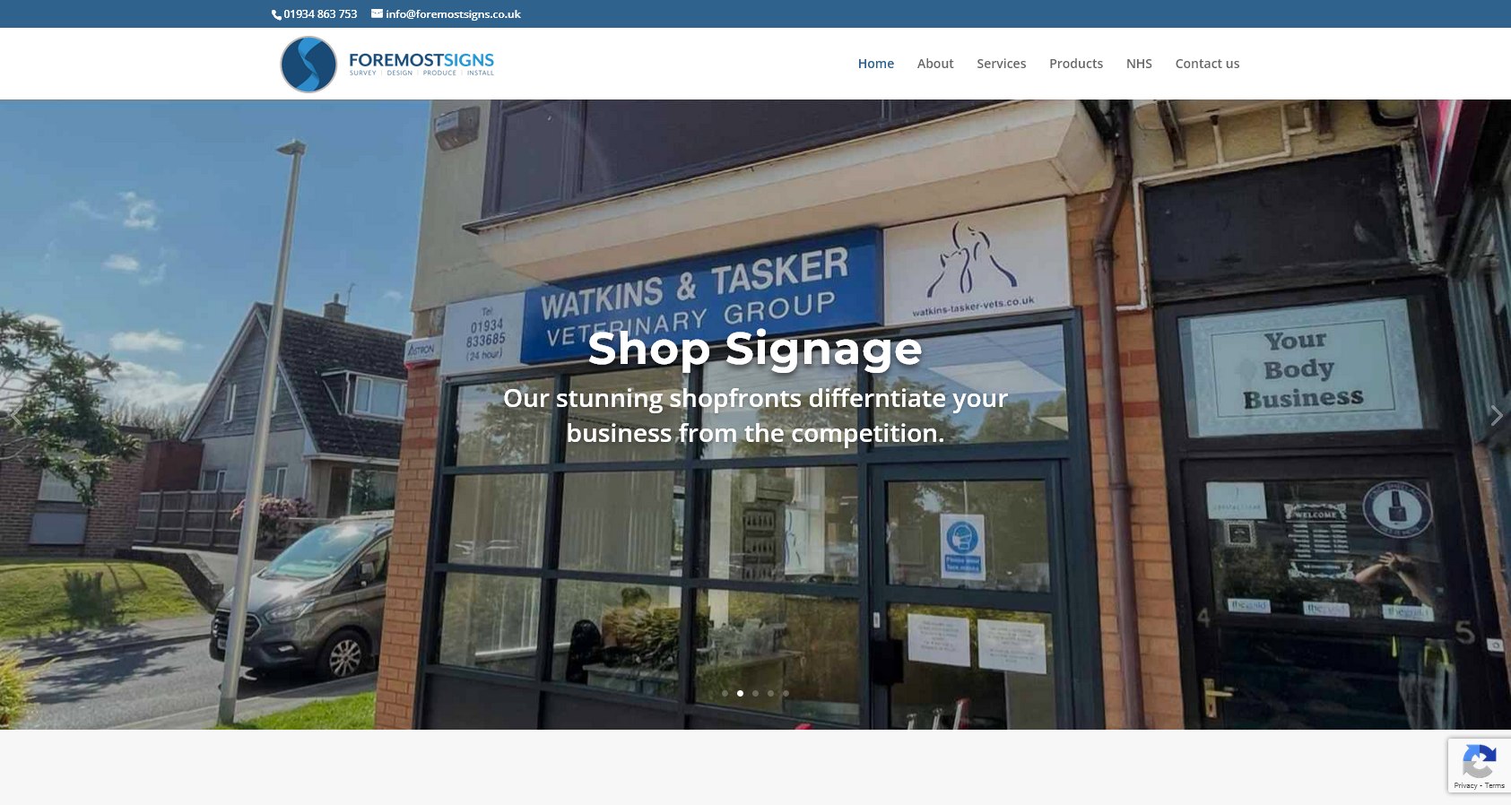 Foremost Signs Ltd Website