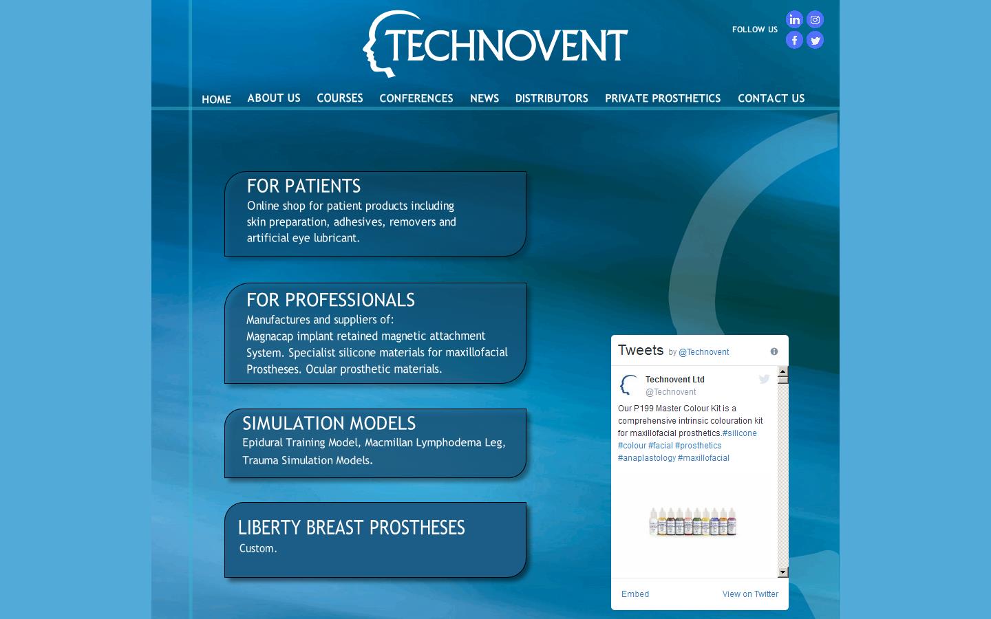 Technovent Website