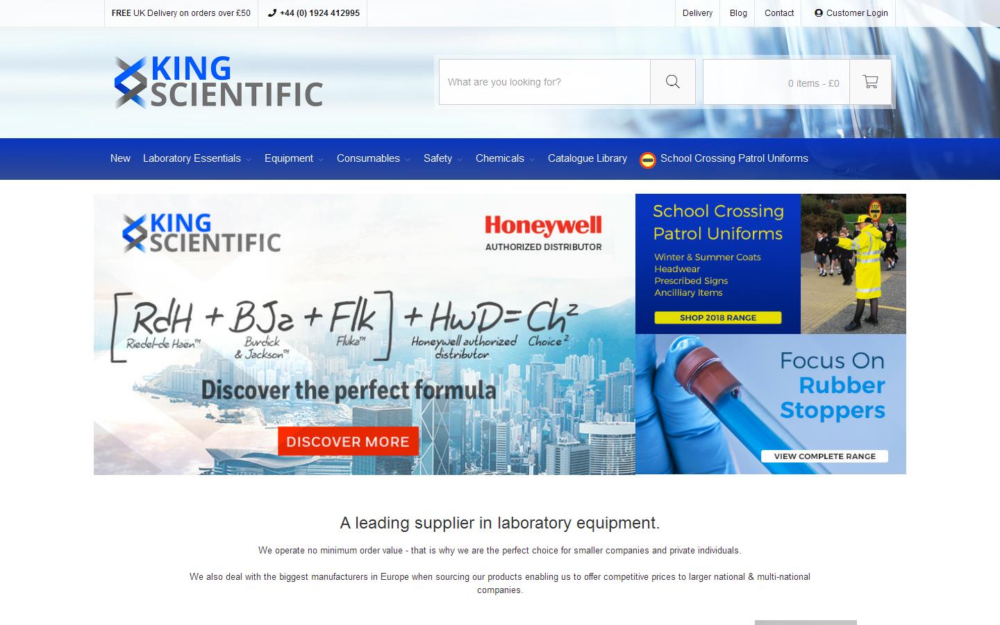 King Scientific Website