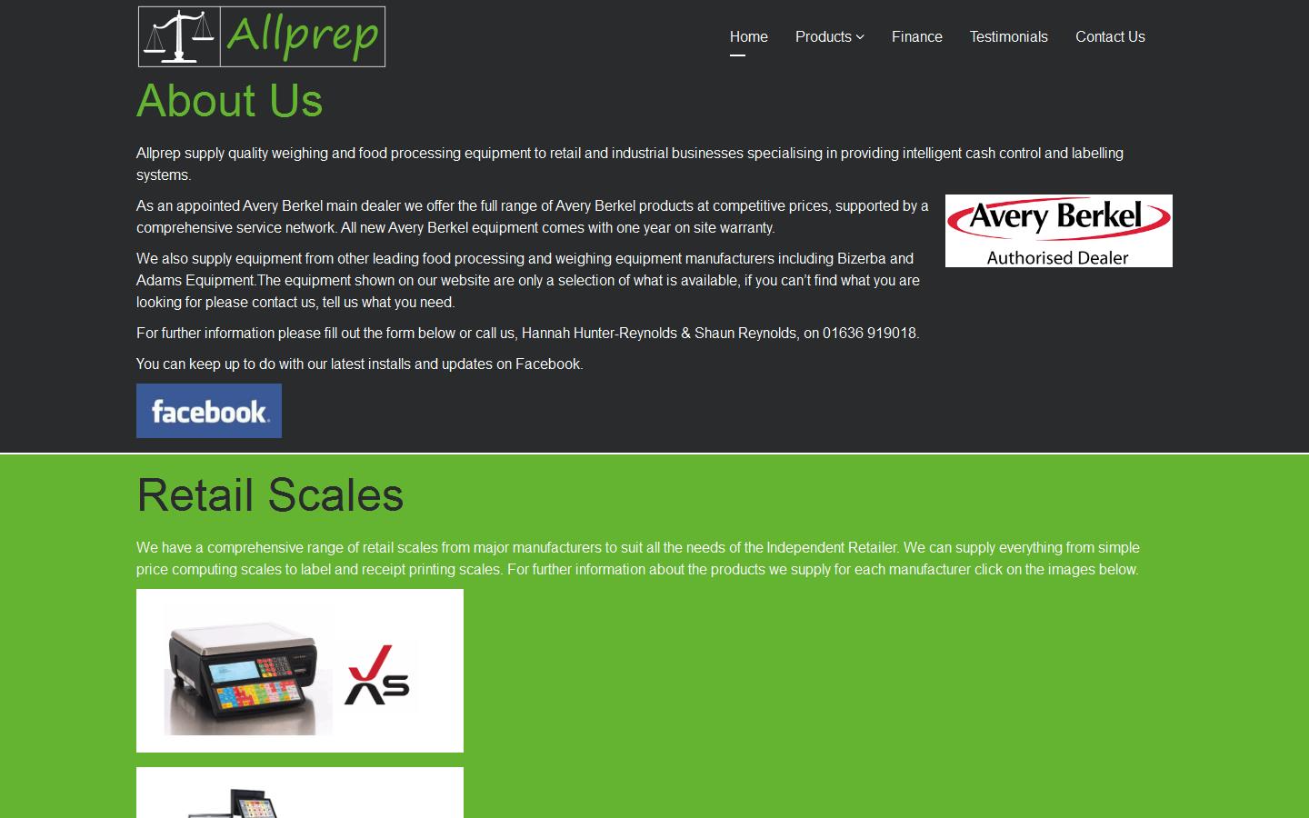 Allprep Ltd Website