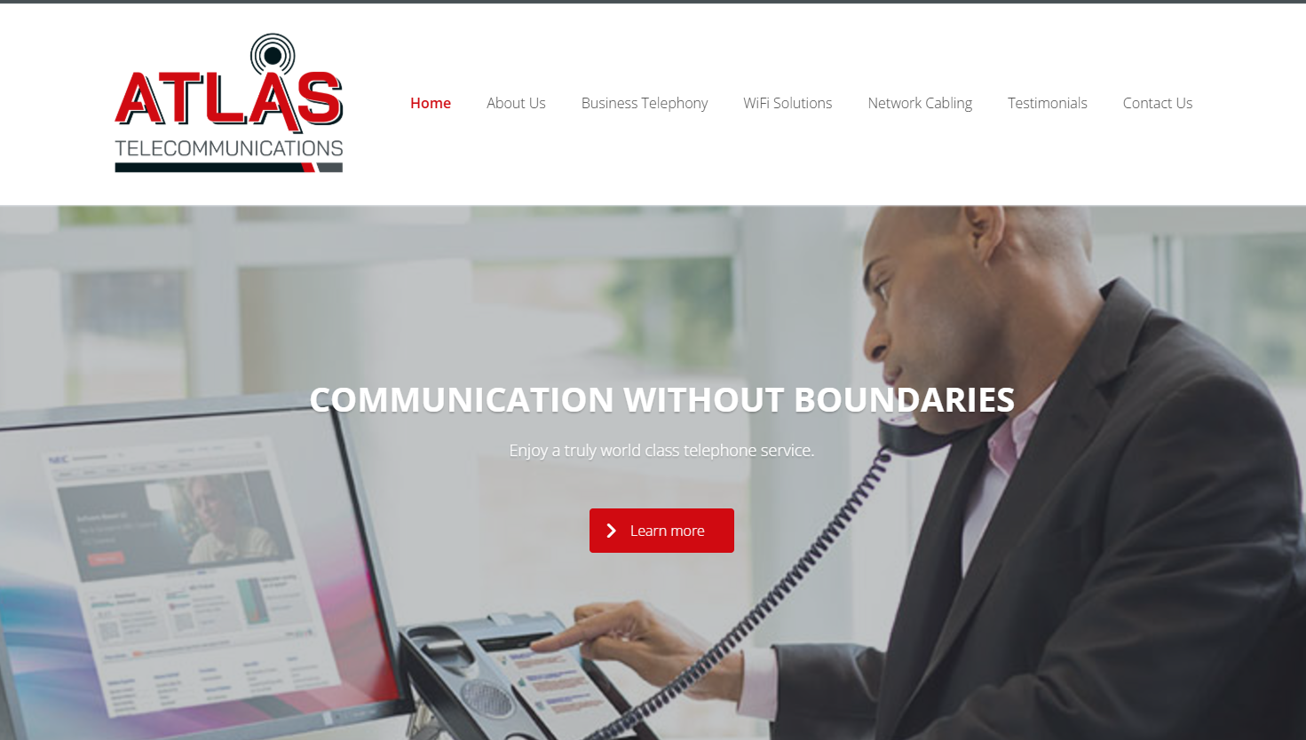 Atlas Telecommunications Website