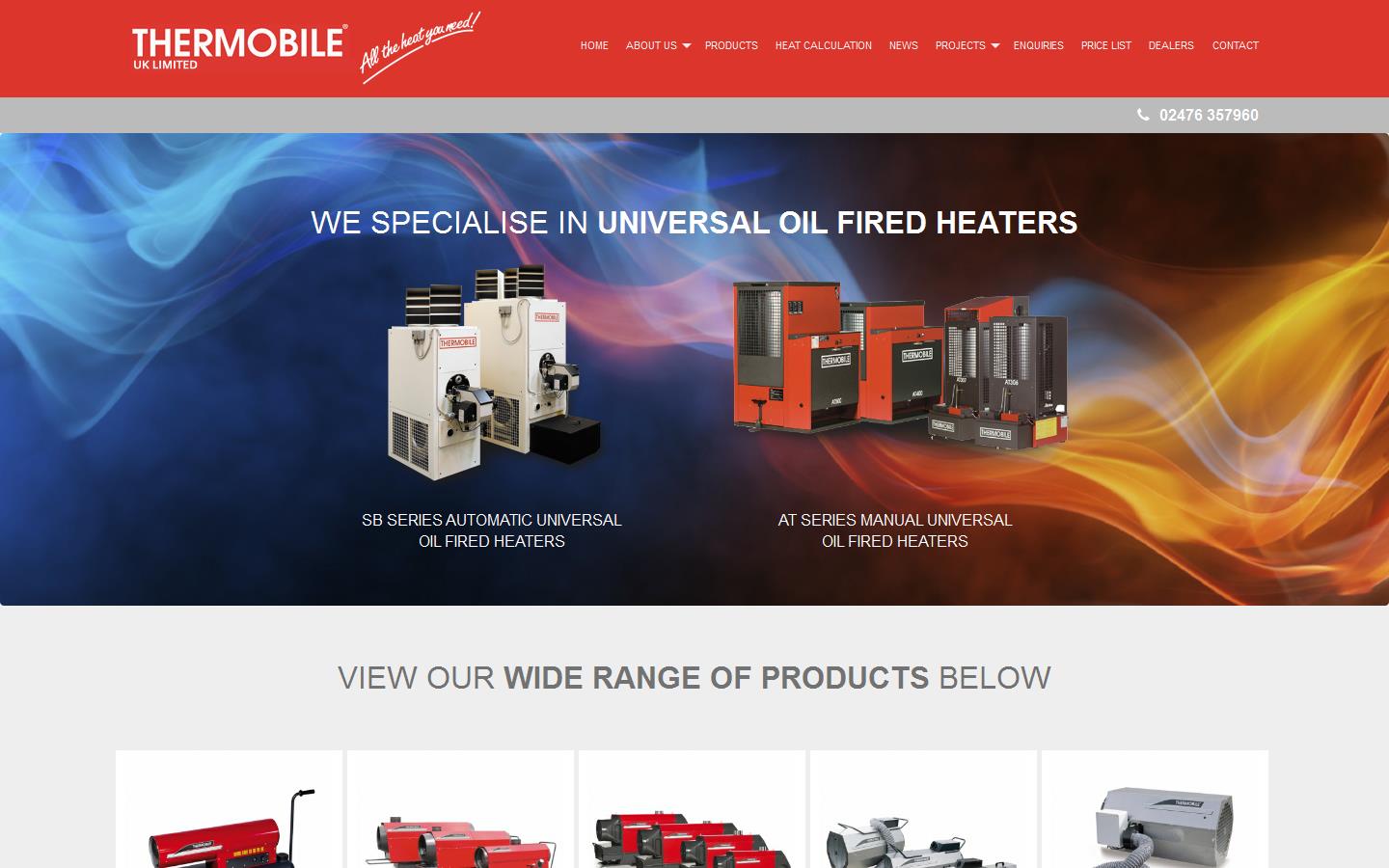 Thermobile UK Website