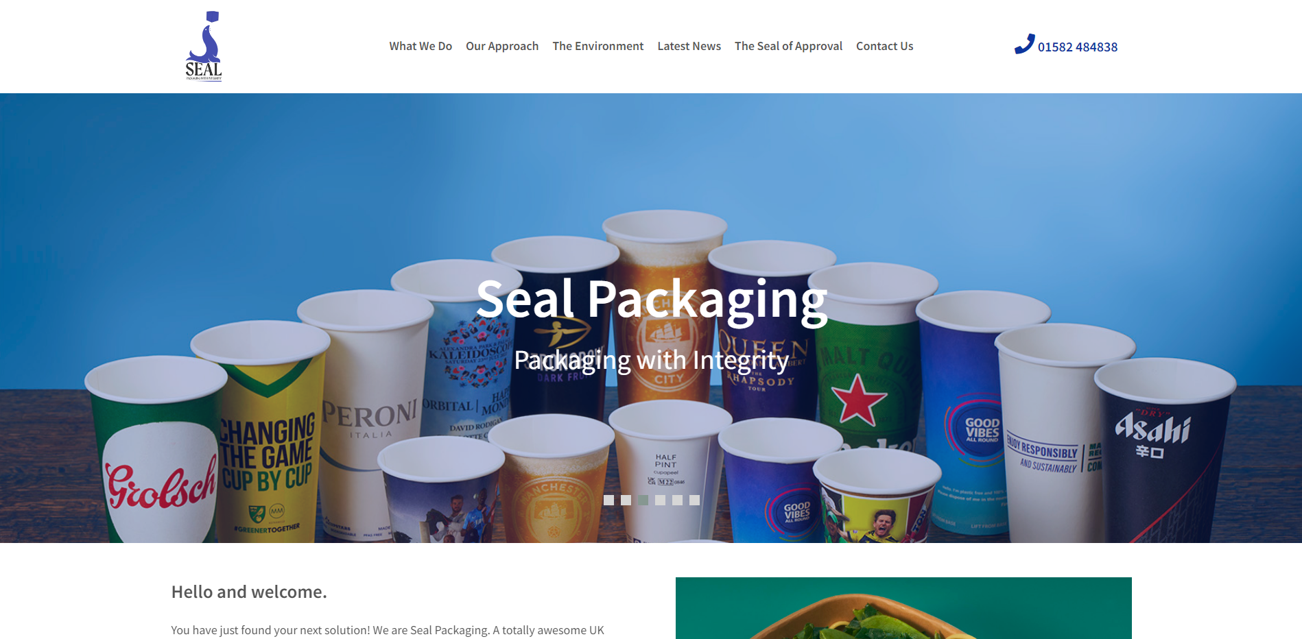 Seal Packaging Ltd Website