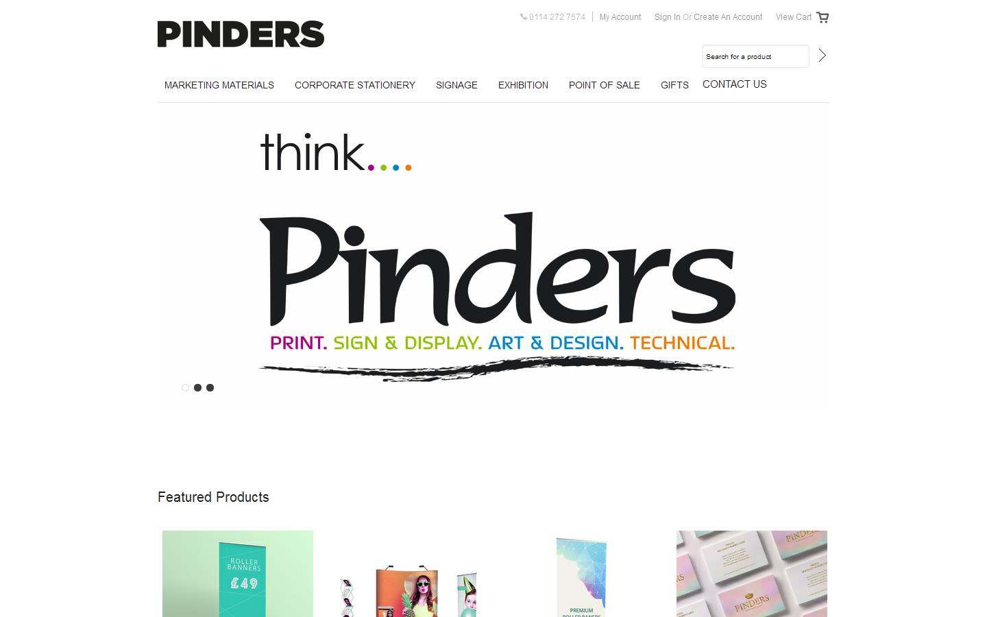 A Pinder Ltd Website