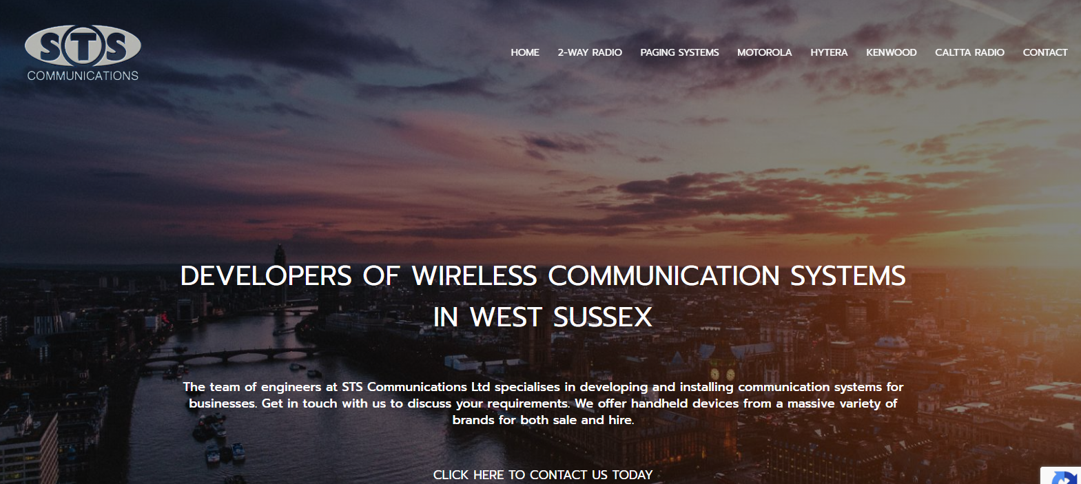 STS Communications Ltd Website