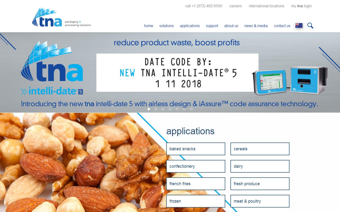 T N A Europe Ltd Website