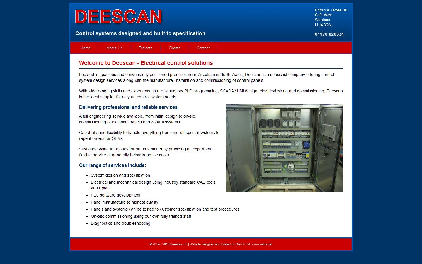 Deescan Website