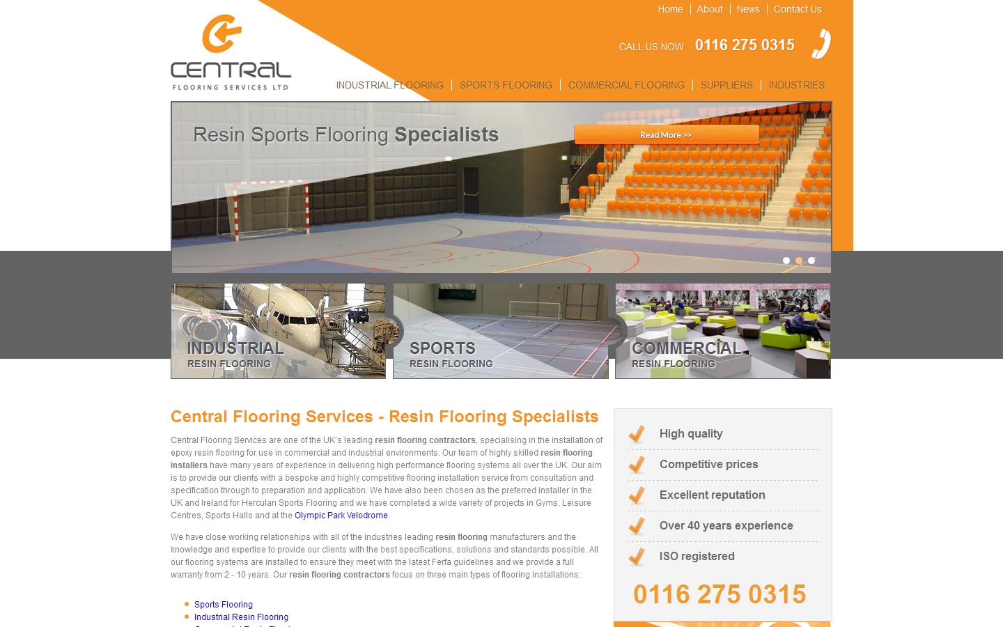 Central Flooring Services Ltd Website