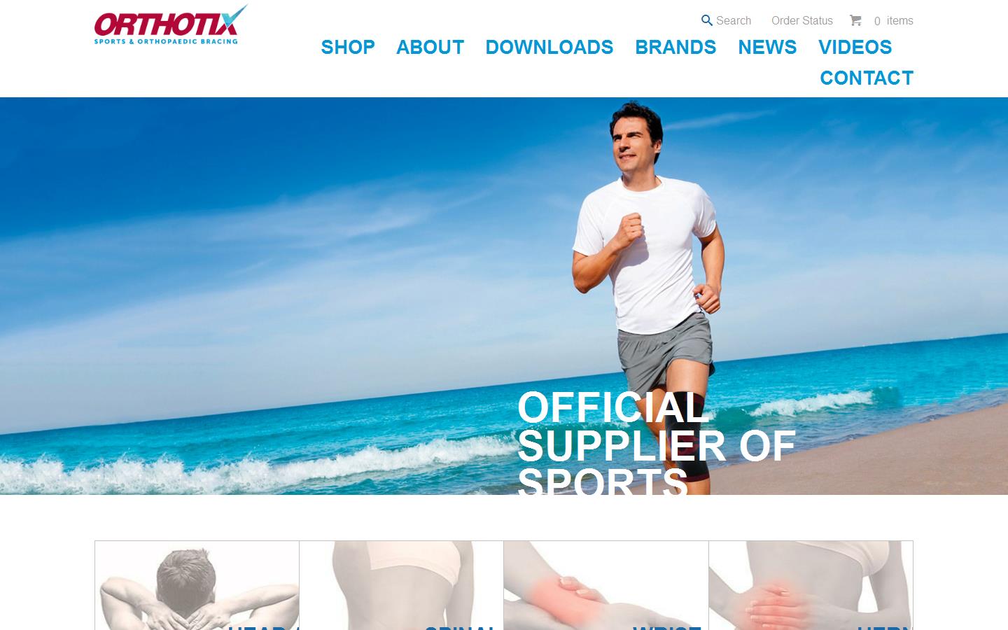 Orthotix Sports & Orthopaedic Bracing Website