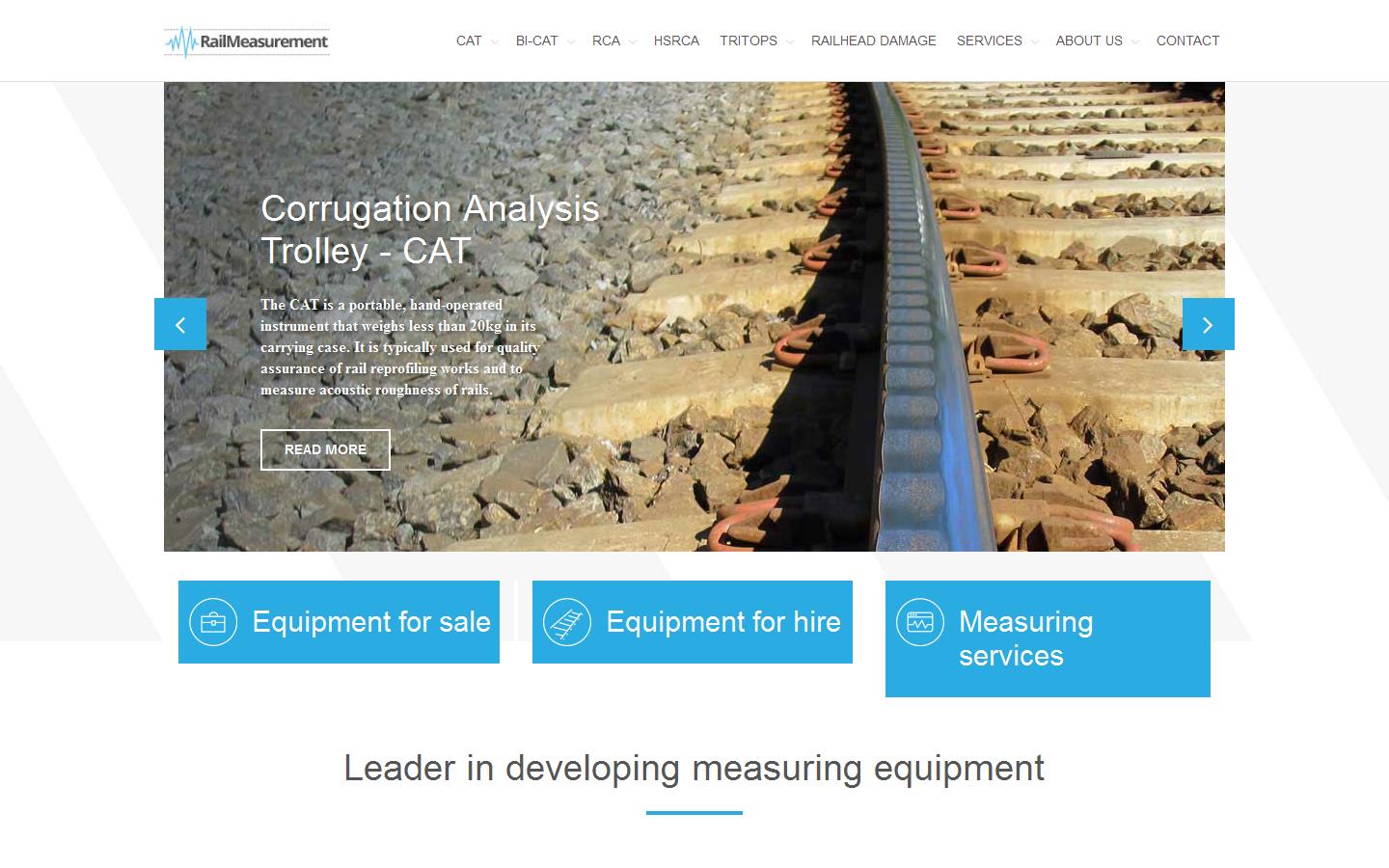 Rail Measurement Website