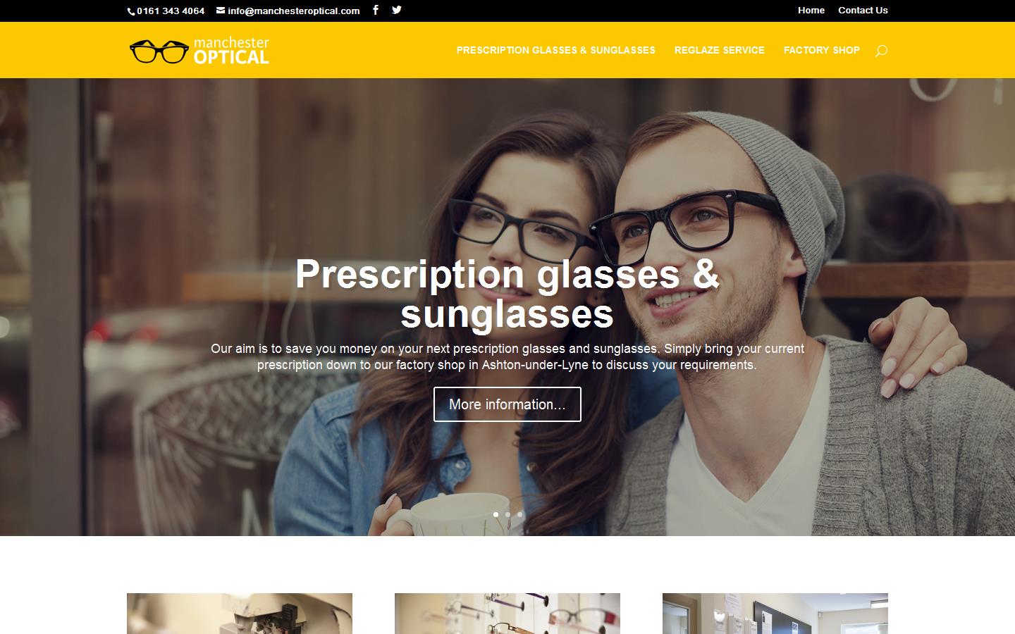 Manchester Opticial Ltd Website