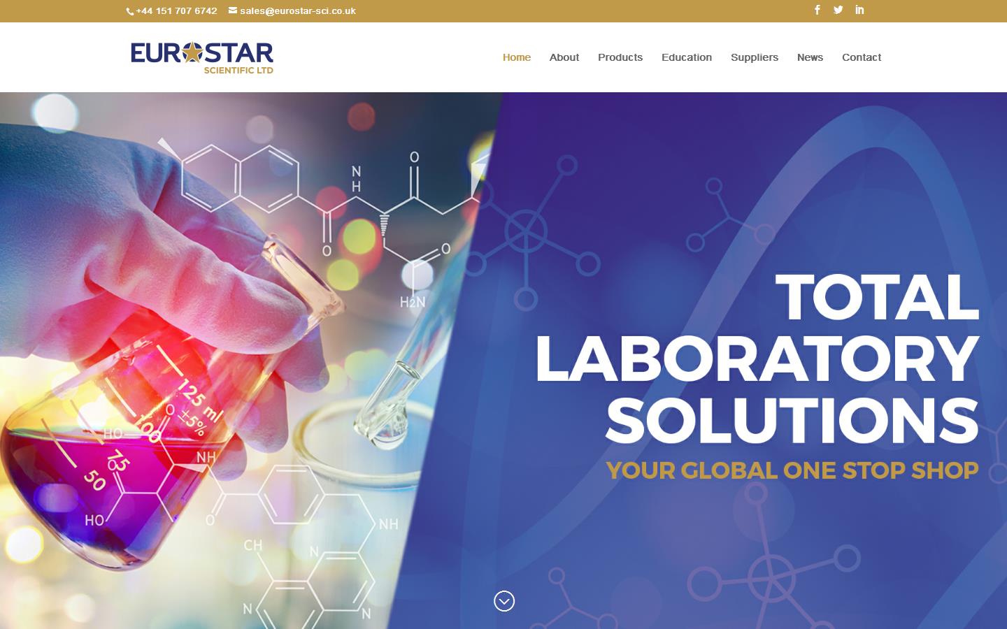 Eurostar Scientific Ltd Website