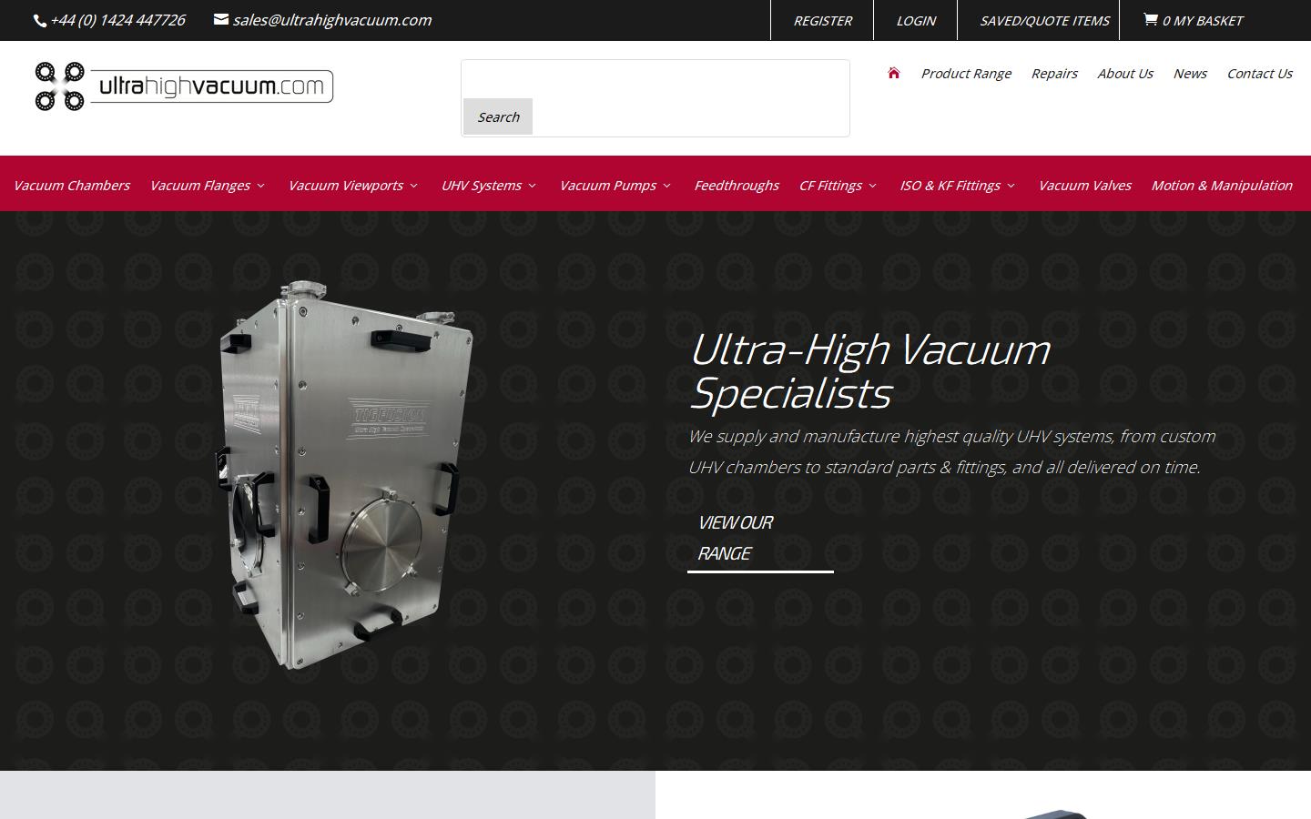 Ultra High Vacuum Website