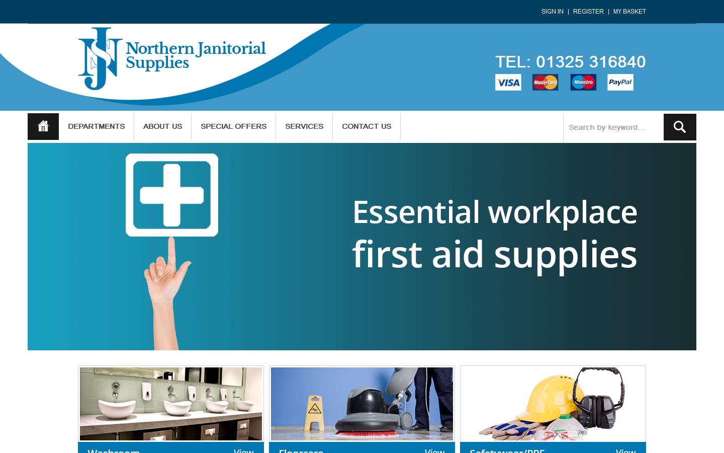 Northern Janitorial Supplies Website