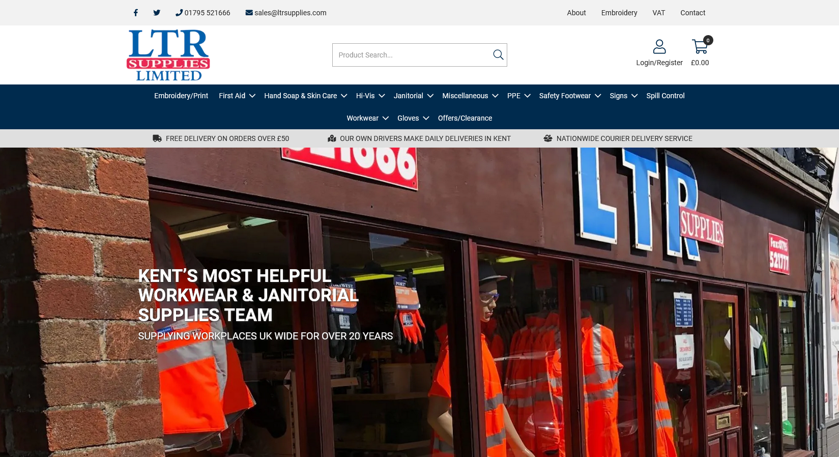 LTR Supplies Ltd Website