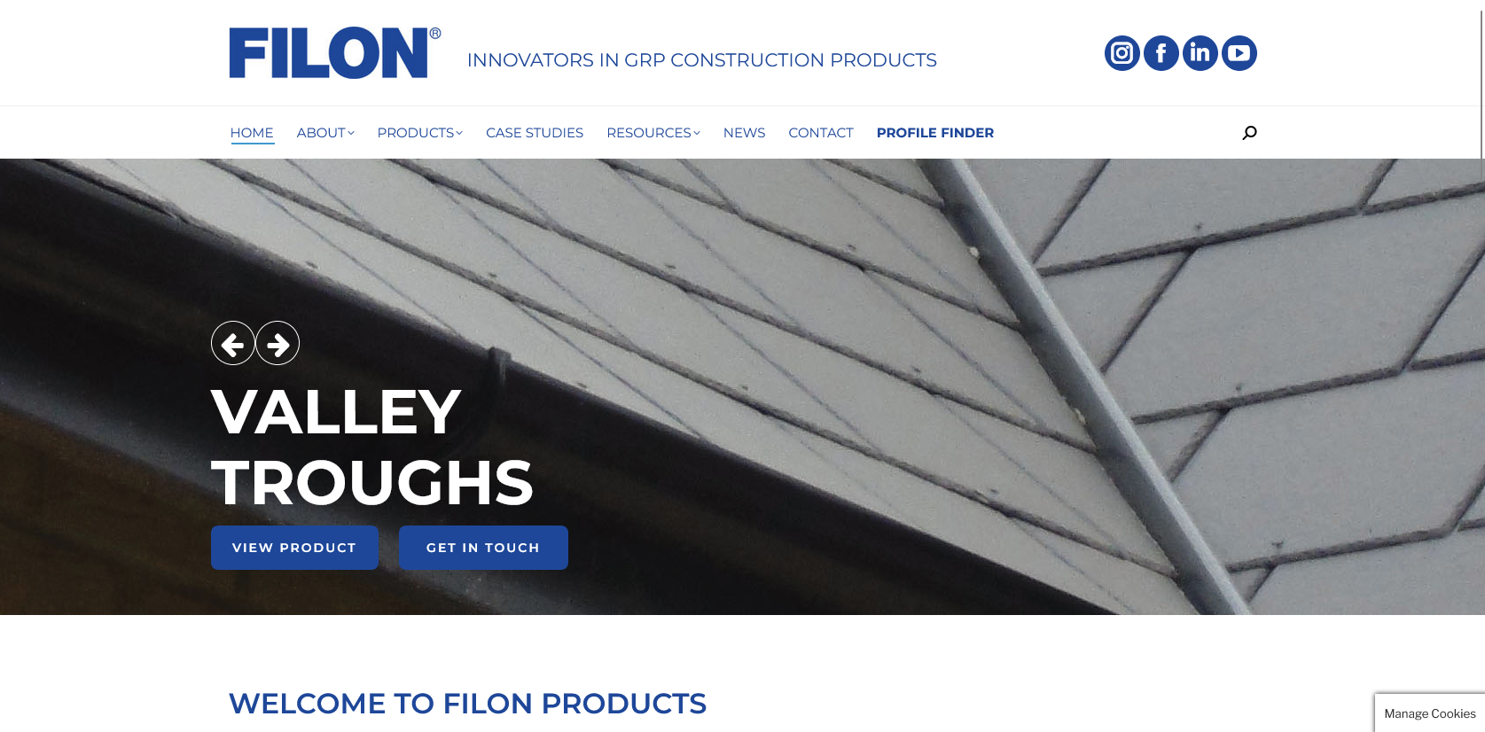 Filon Products Ltd Website