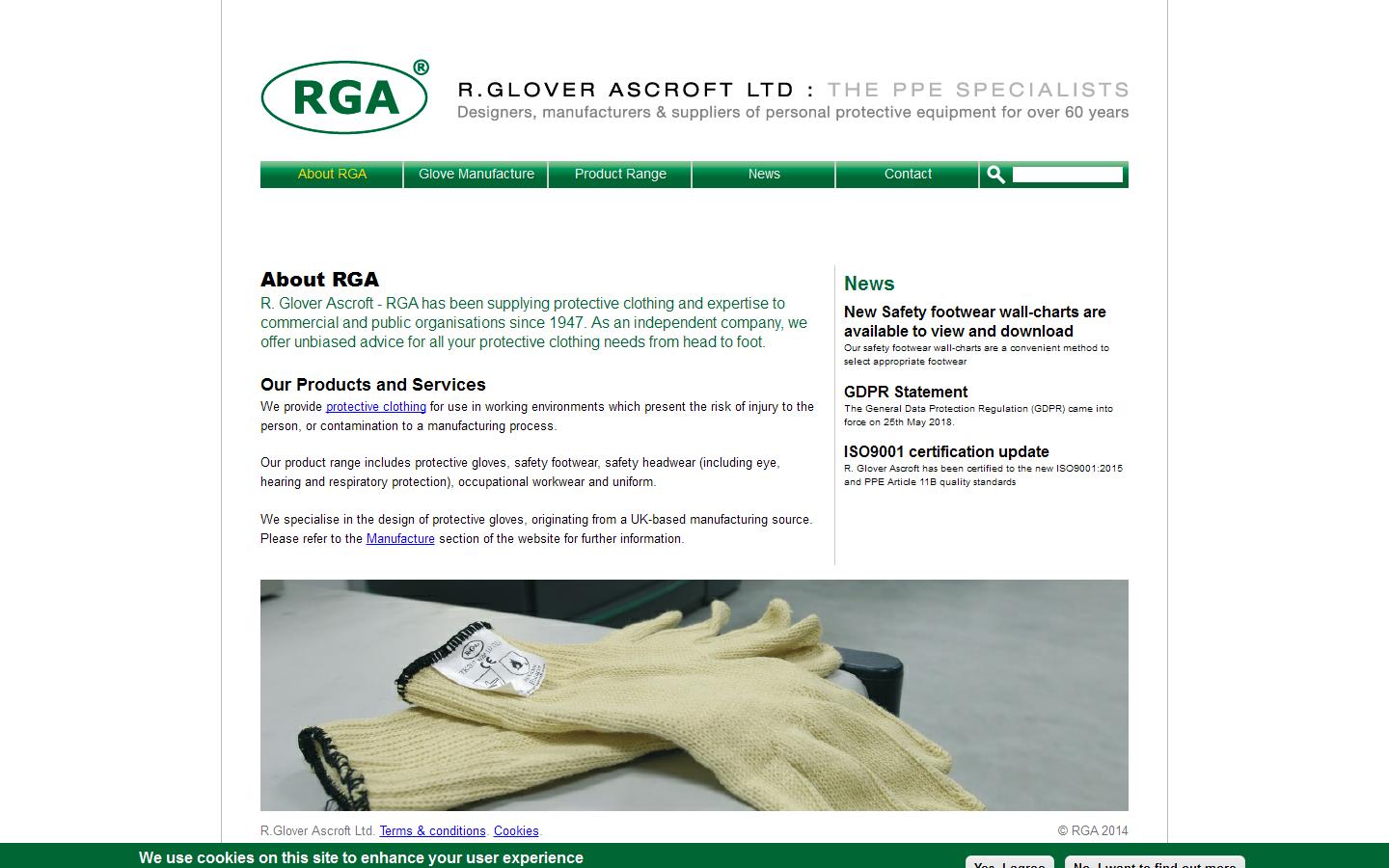 R Glover Ascroft Ltd Website