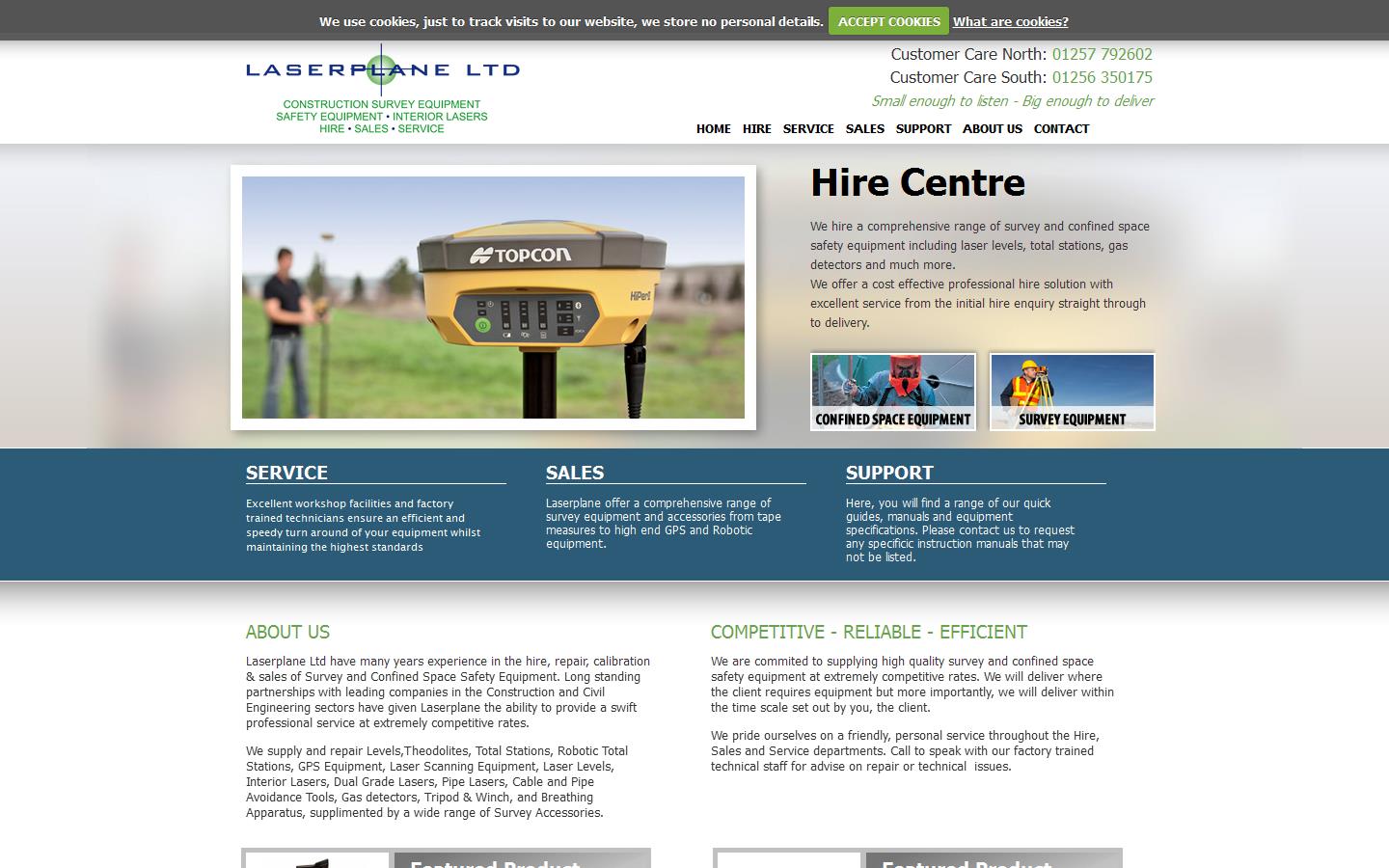 Laserplane Ltd Website