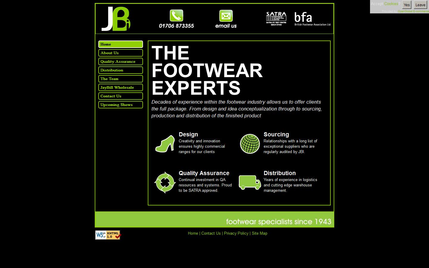 J B I Ltd Website