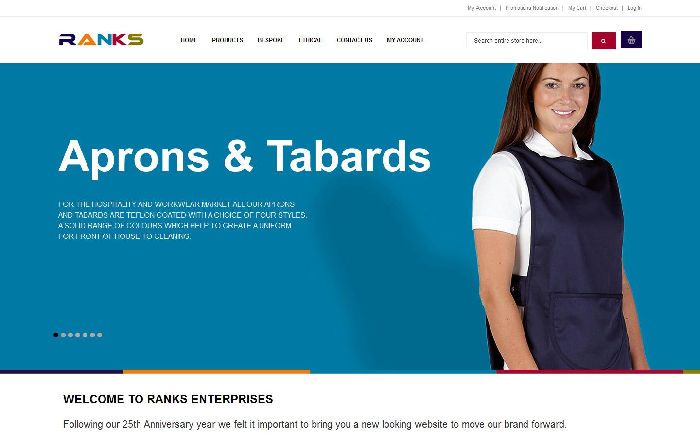 Ranks Enterprises Ltd Website