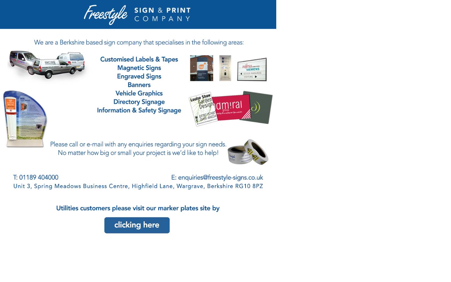 Freestyle Sign & Print Company Website