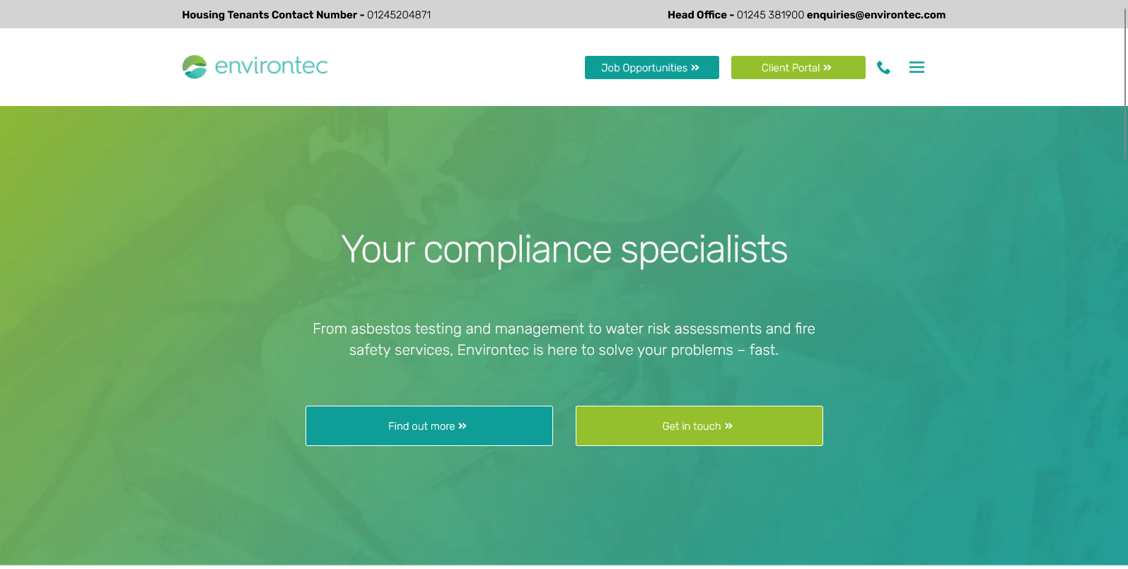 Environtec Website