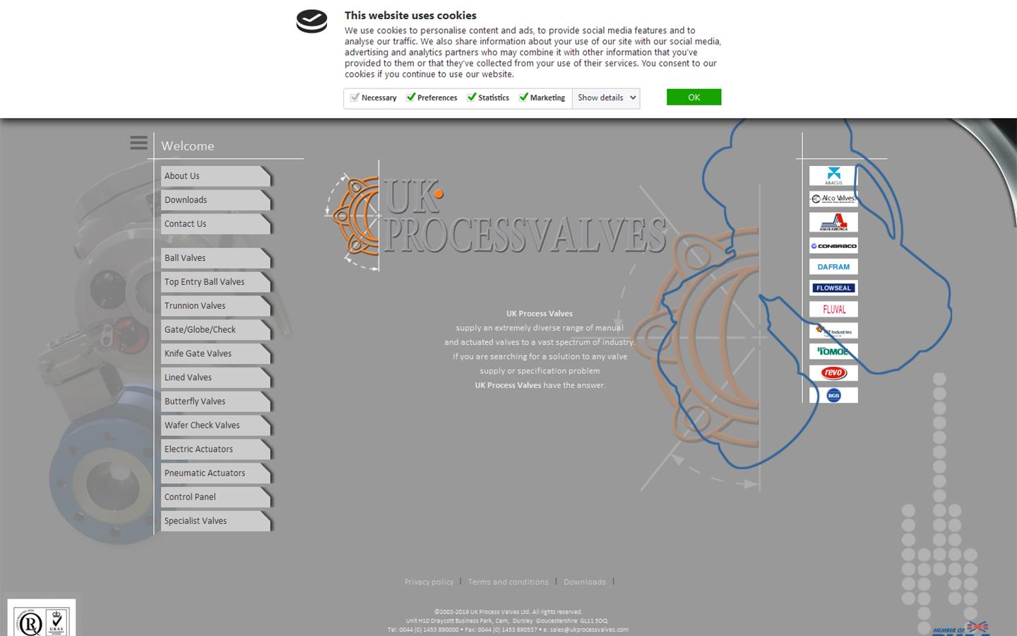 UK Process Valves Website