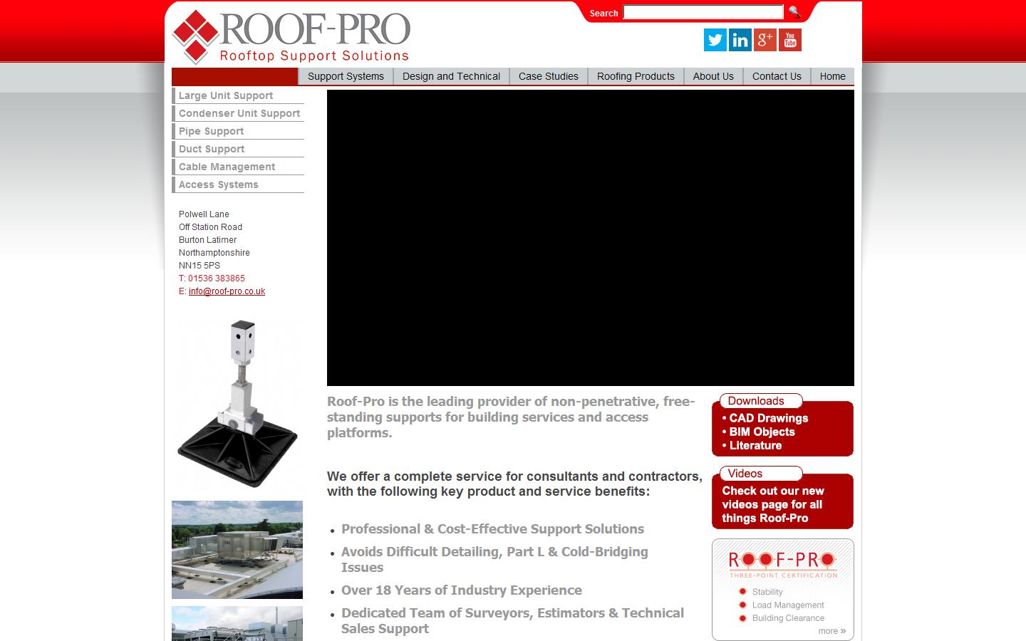 Roof-Pro Ltd Website