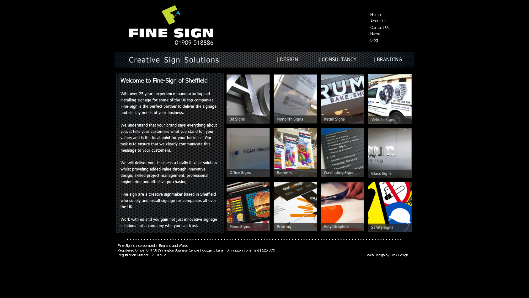 Fine Sign Website