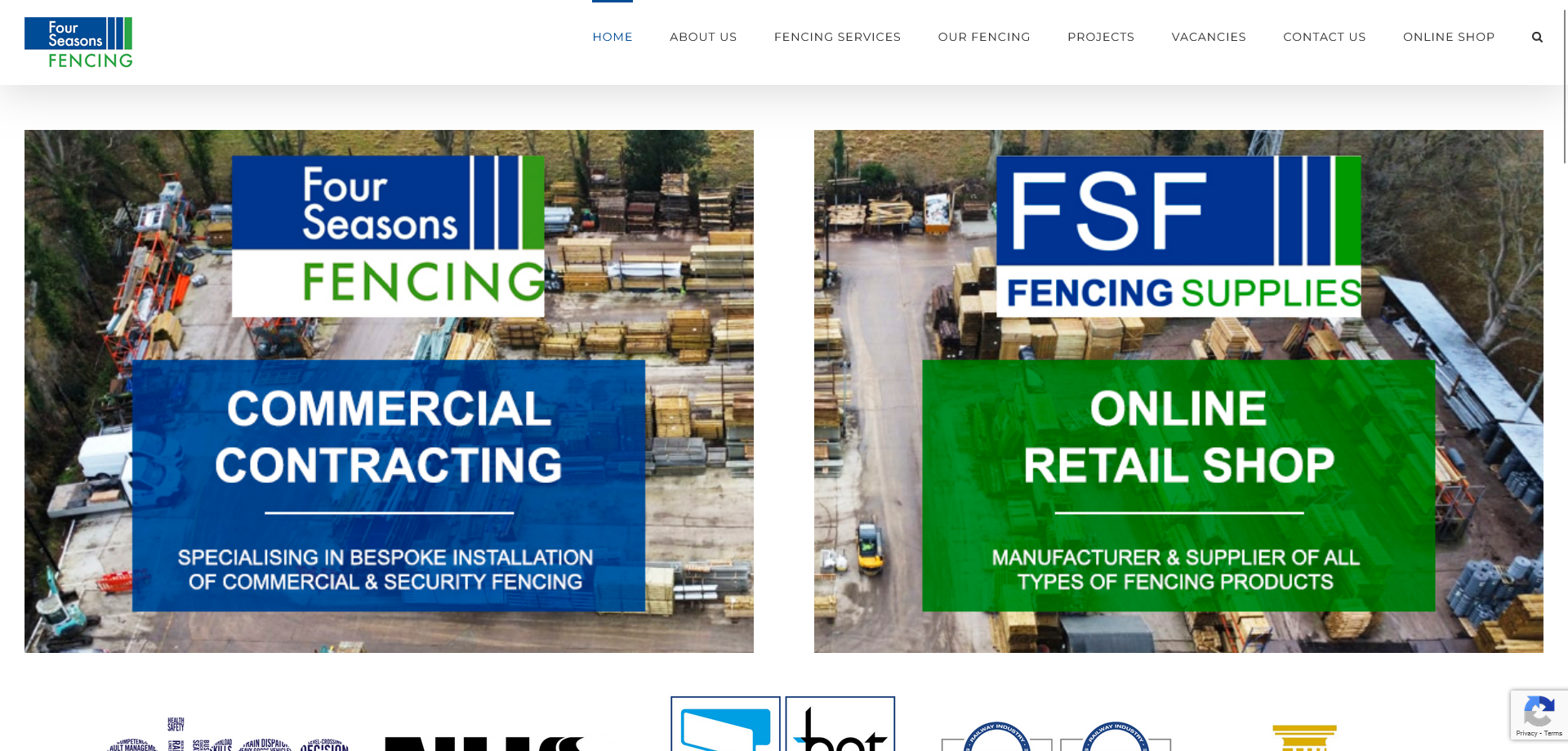 Four Seasons Fencing Website