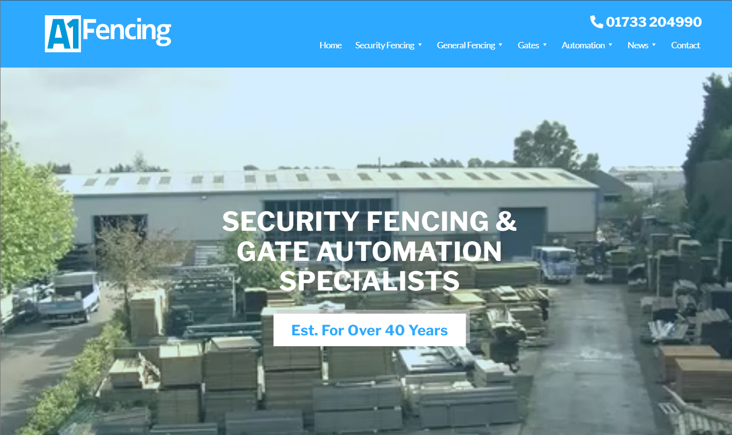 A1 Fencing Ltd Website