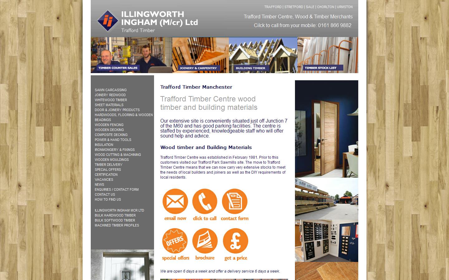 Trafford Timber Website