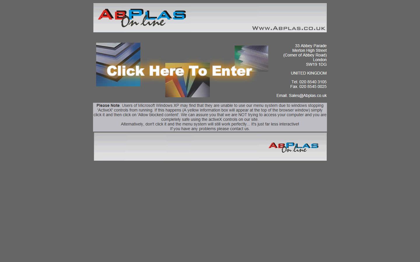 Abplas Ltd Website