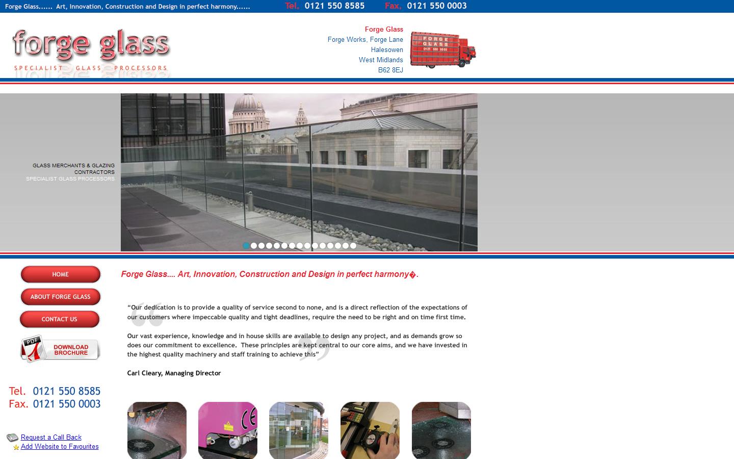 Forge Glass Website