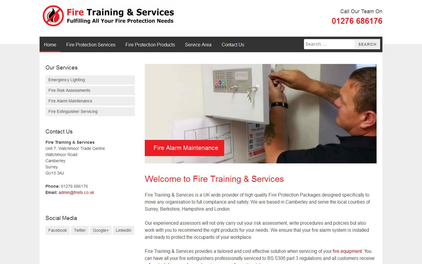 Fire Training & Services Website