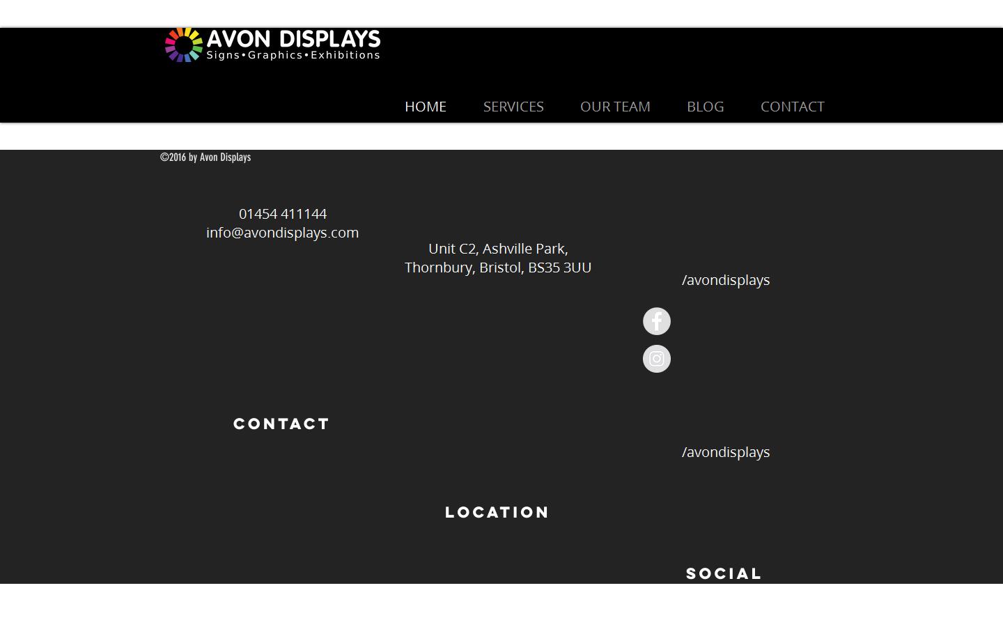 Avon Displays Website