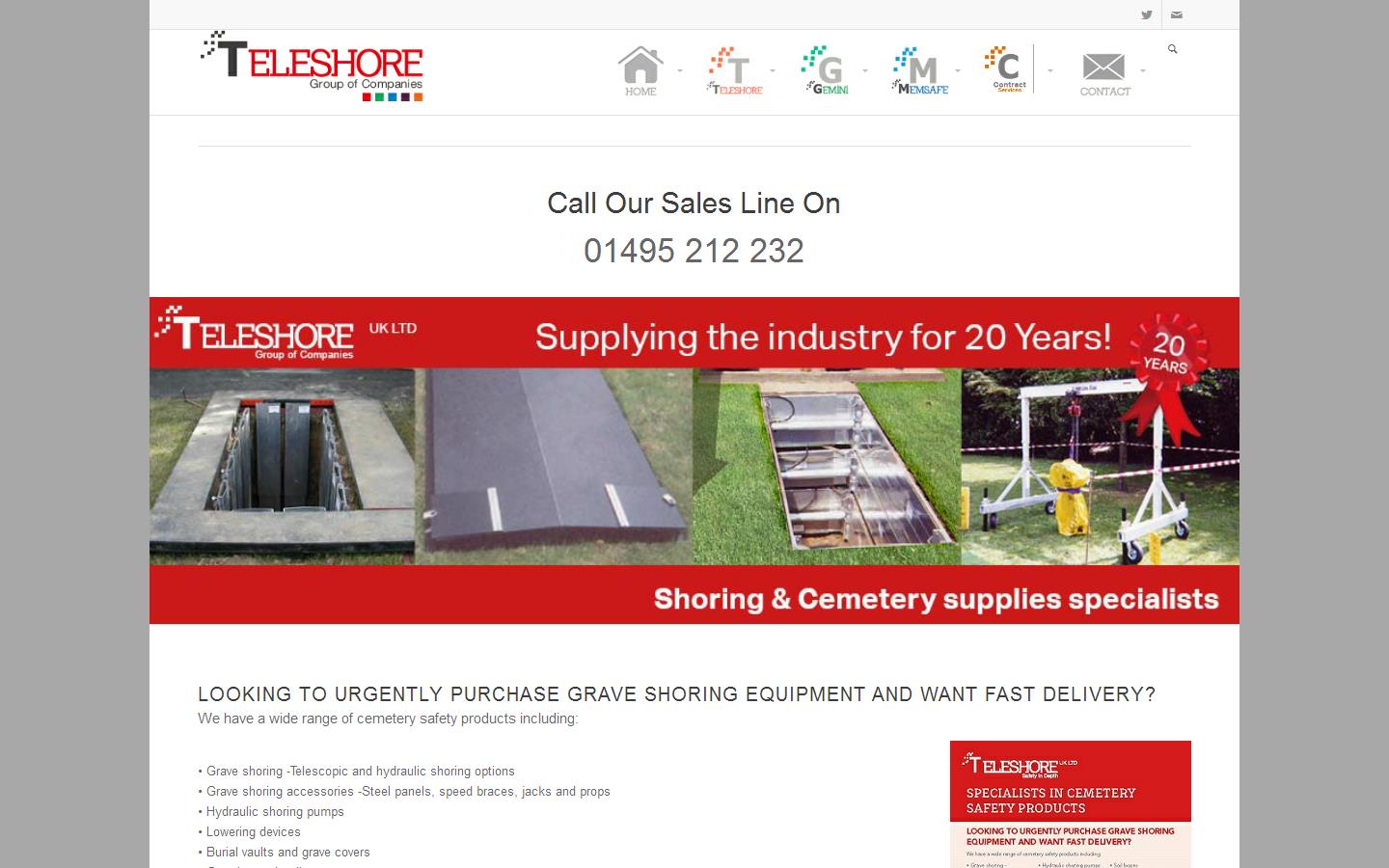 Teleshore Website