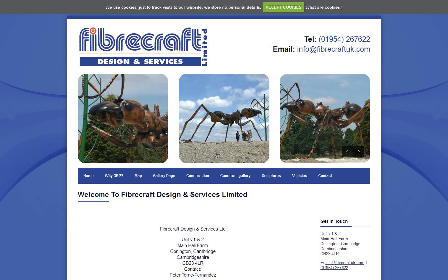 Fibrecraft Design & Services Ltd Website