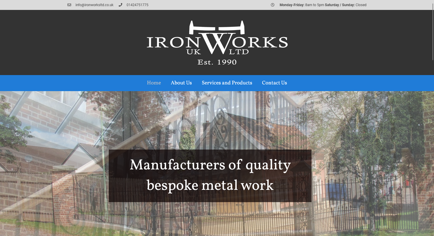 Ironworks UK Ltd Website