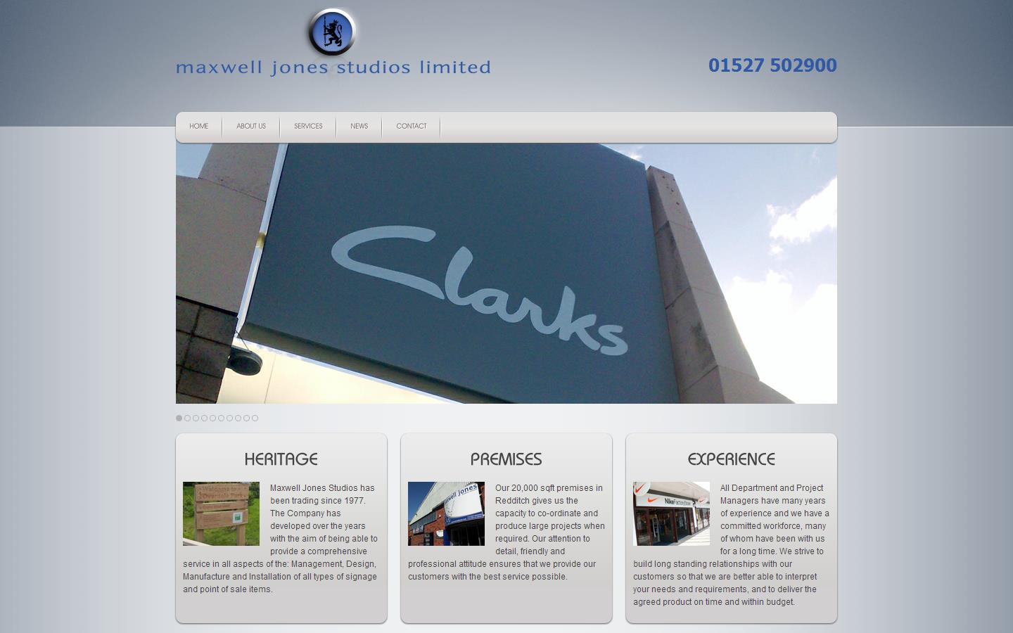 Maxwell Jones Studios Ltd Website