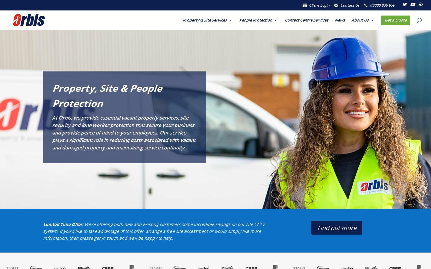 Orbis Protect Ltd Website