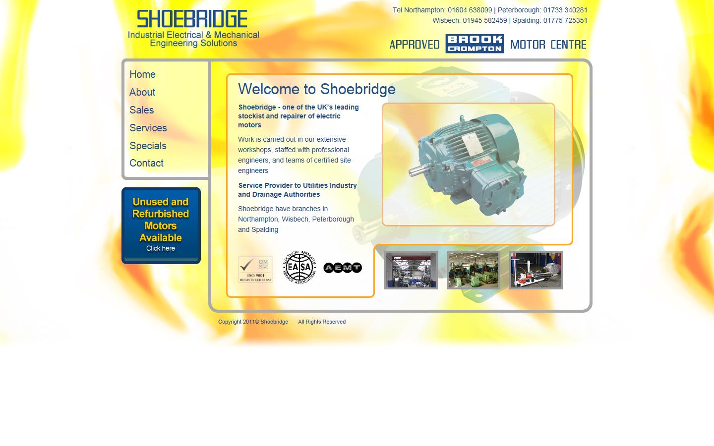 W.H. Shoebridge & Sons Ltd Website